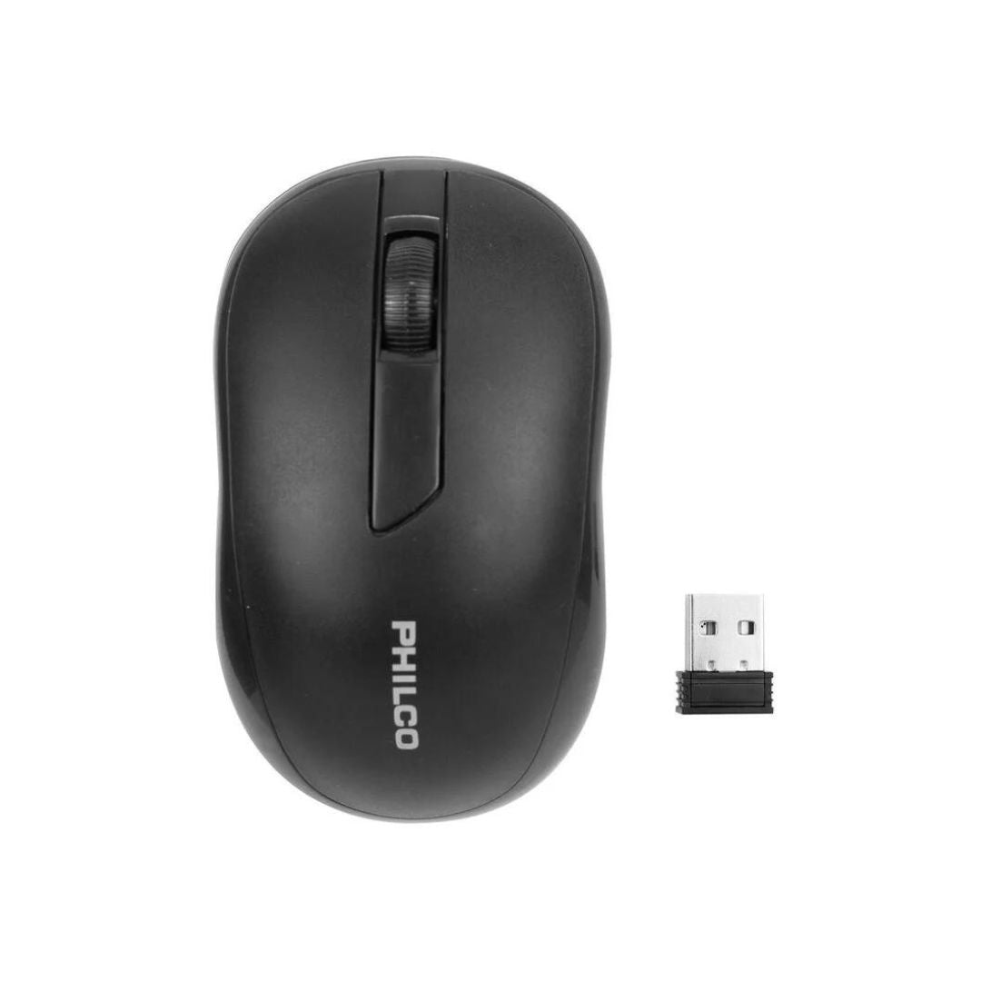 Mouse Óptico Inalámbrico 2.4 GHz Philco Negro