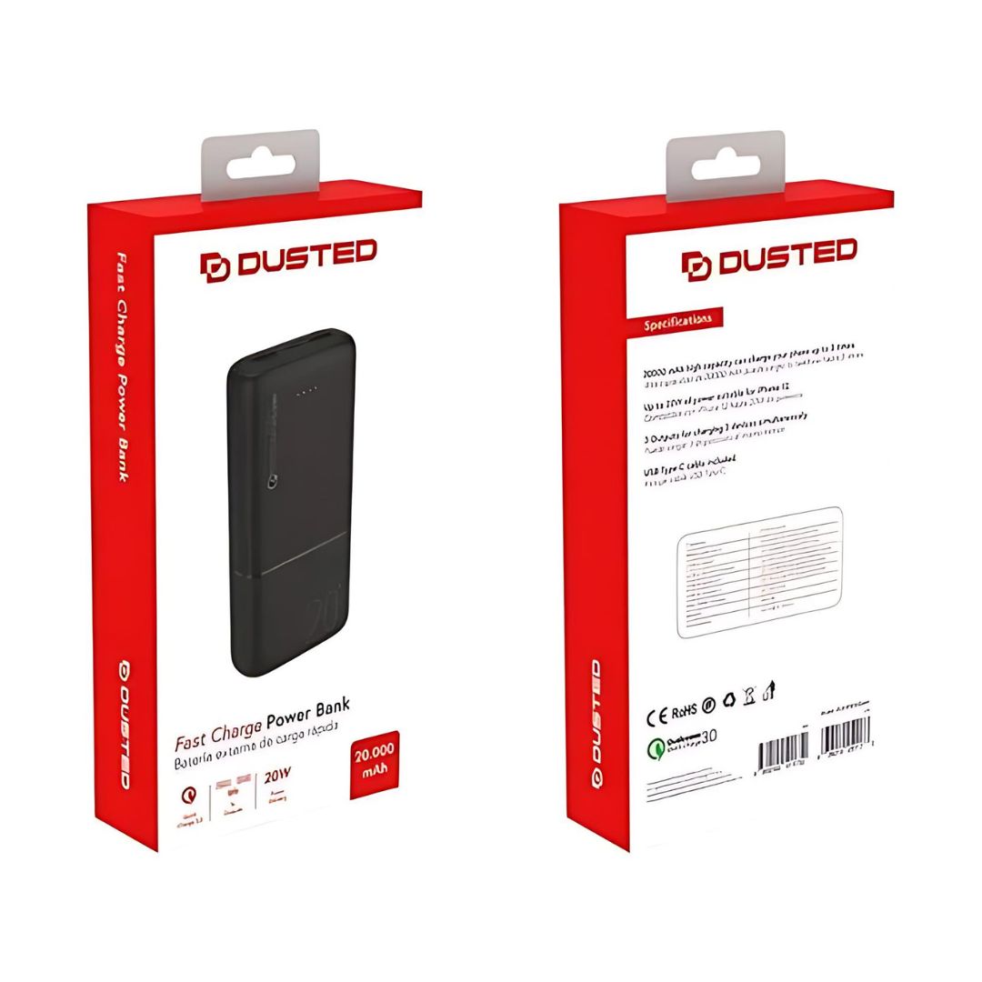 Powerbank de Carga Rápida 20W 20.000 mAh Dusted